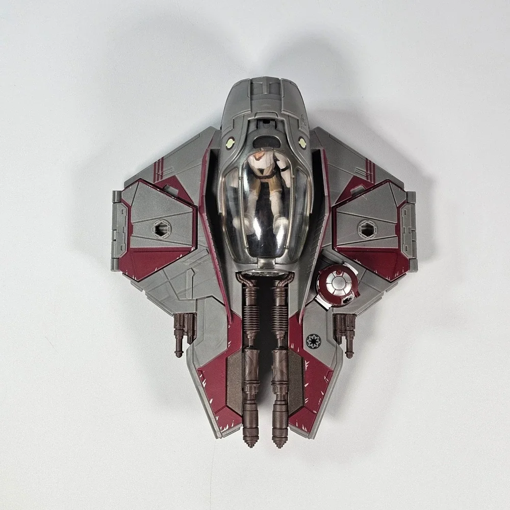 Star Wars Mission Fleet Obi-Wan Kenobi Jedi Starfighter Action Figure & Vehicle